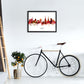 Coventry England Skyline Rote Stadtname