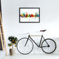 Kork Irland Skyline Splash Kunstdruck