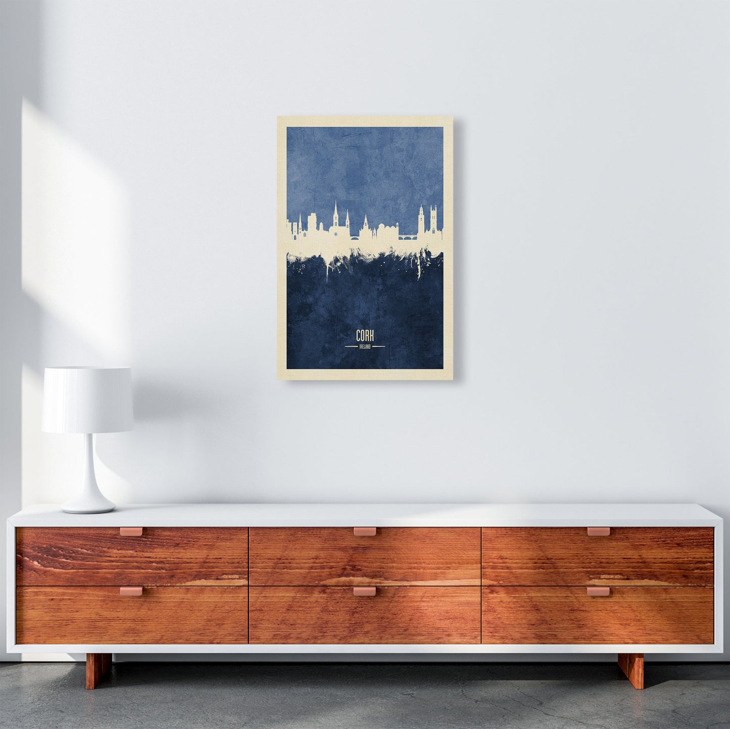 Kork Irland Skyline Porträt Marine Kunstdruck