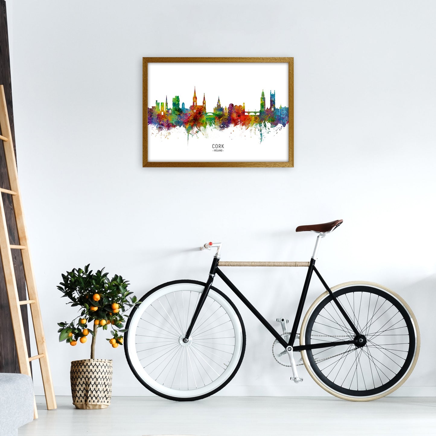 Kork Irland Skyline Kunstdruck