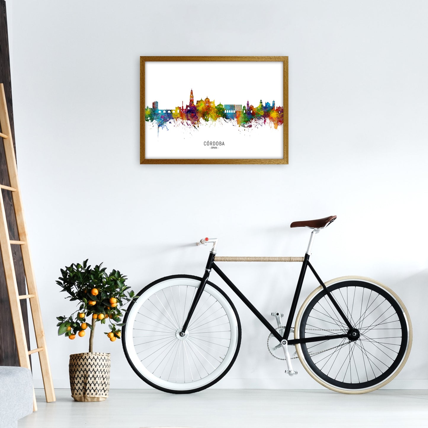 Cordoba Spanien Skyline Kunstdruck