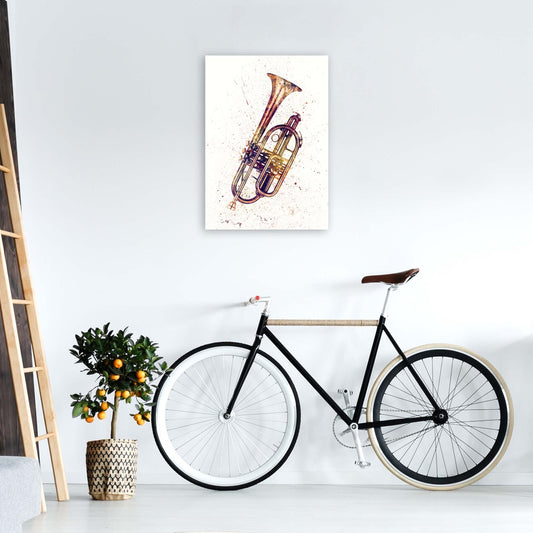Cornet Aquarell Musik Kunstdruck