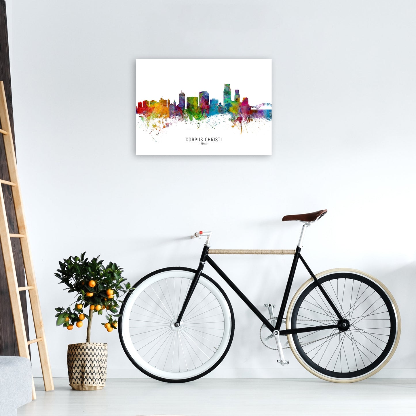 Corpus Christi Texas Skyline Kunstdruck