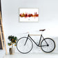 Kork Irland Skyline Rote Stadtname Druck