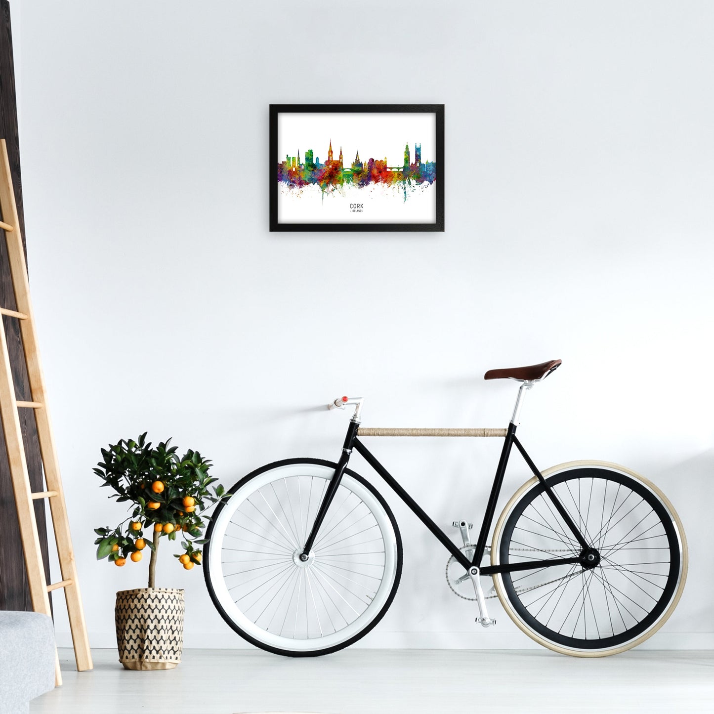 Kork Irland Skyline Kunstdruck