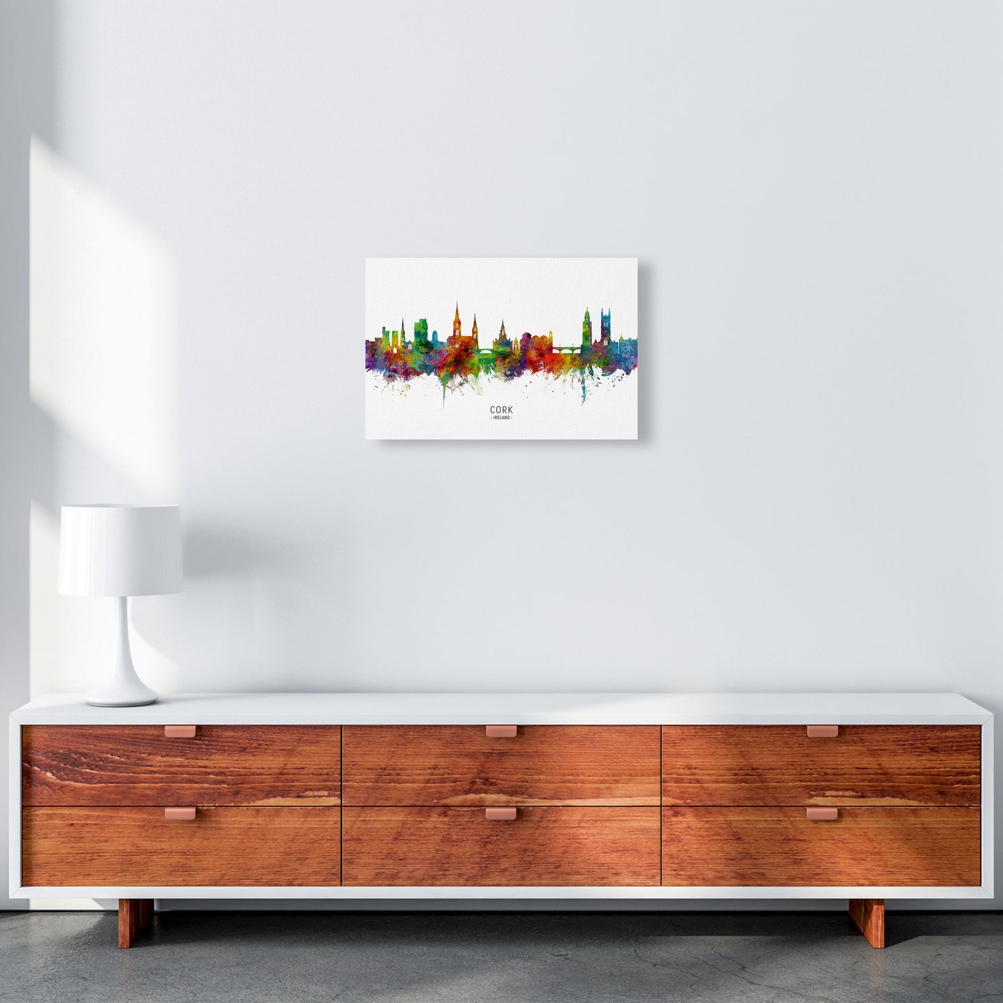 Kork Irland Skyline Kunstdruck