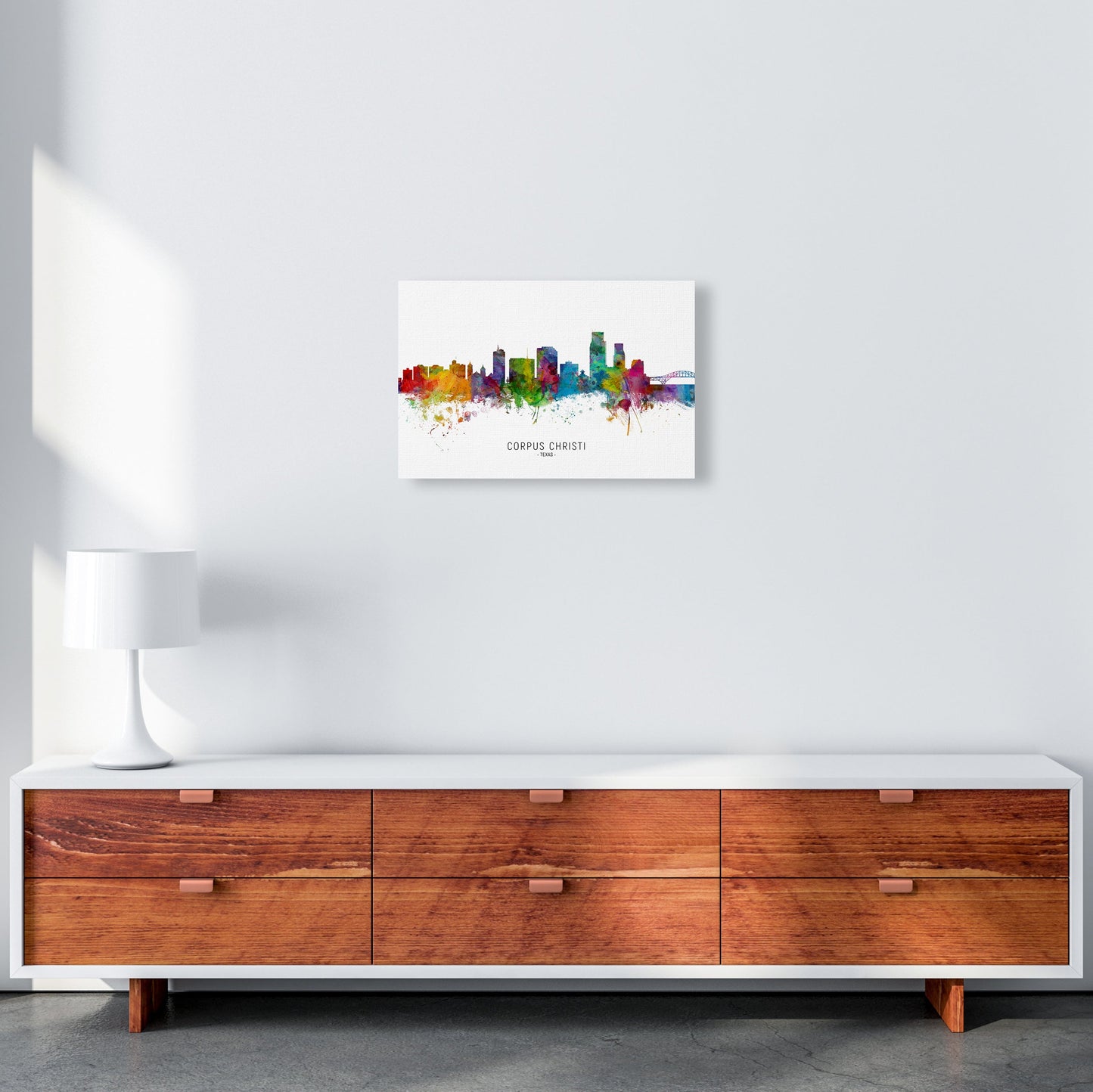 Corpus Christi Texas Skyline Kunstdruck