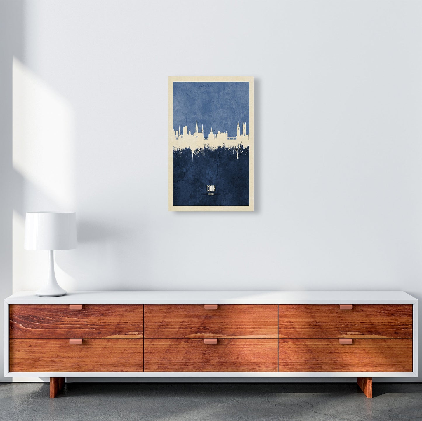 Kork Irland Skyline Porträt Marine Kunstdruck