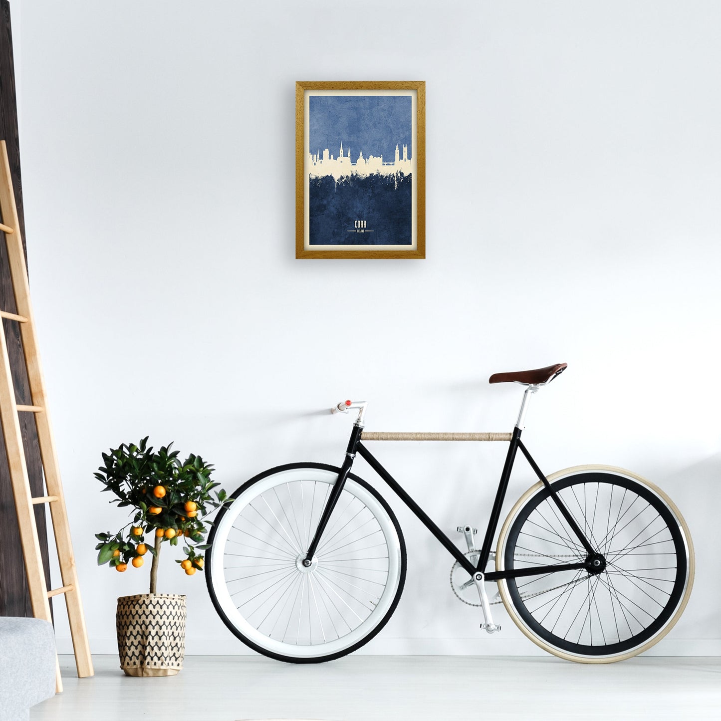 Kork Irland Skyline Porträt Marine Kunstdruck