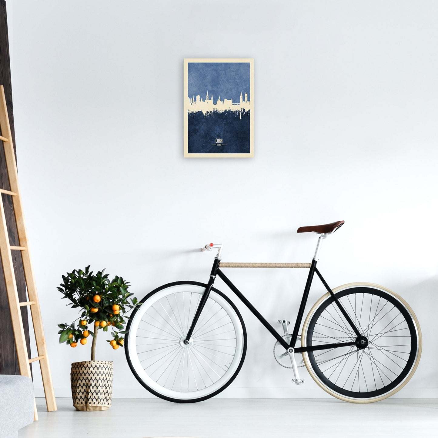 Kork Irland Skyline Porträt Marine Kunstdruck