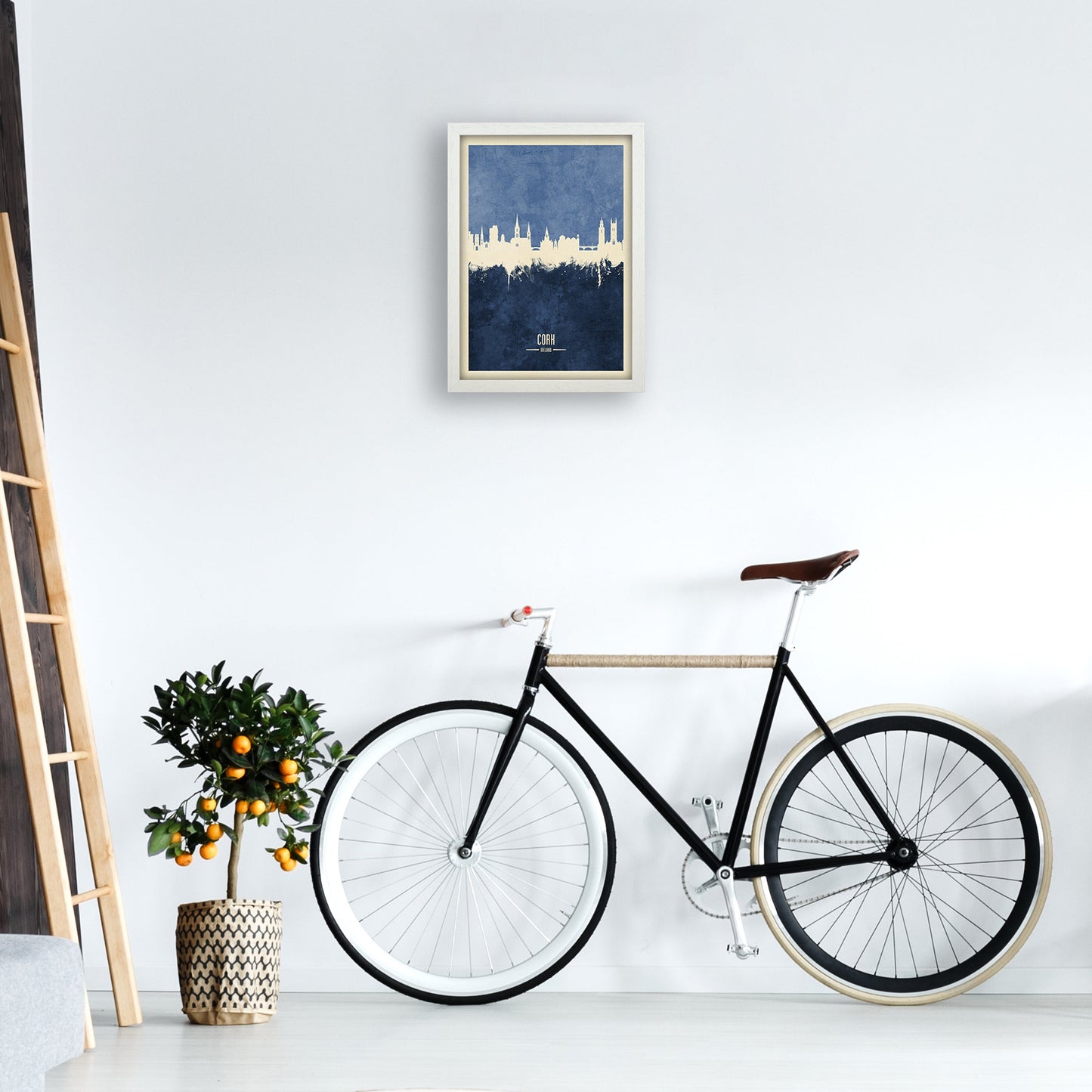 Kork Irland Skyline Porträt Marine Kunstdruck