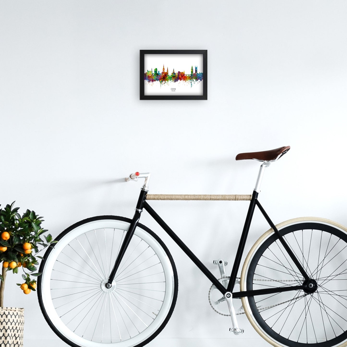 Kork Irland Skyline Kunstdruck