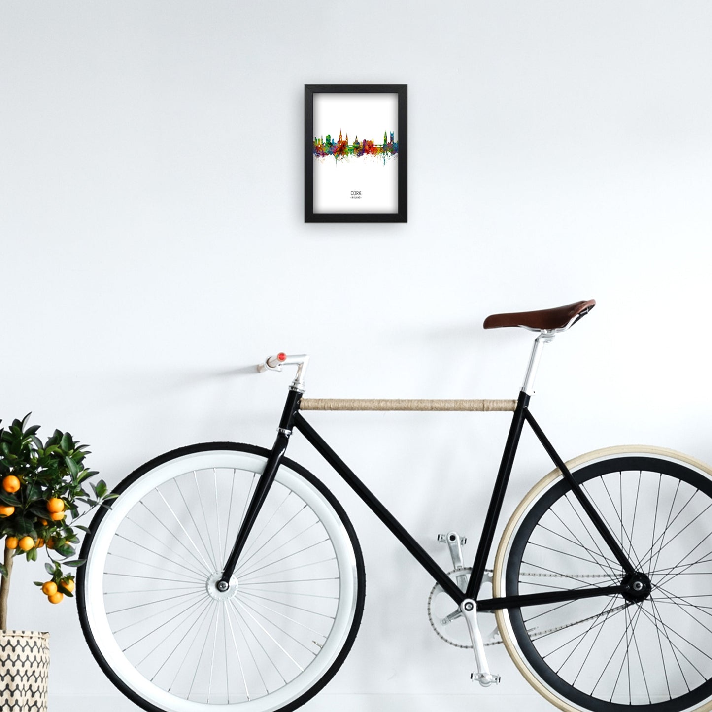 Kork Irland Skyline Porträt Kunstdruck