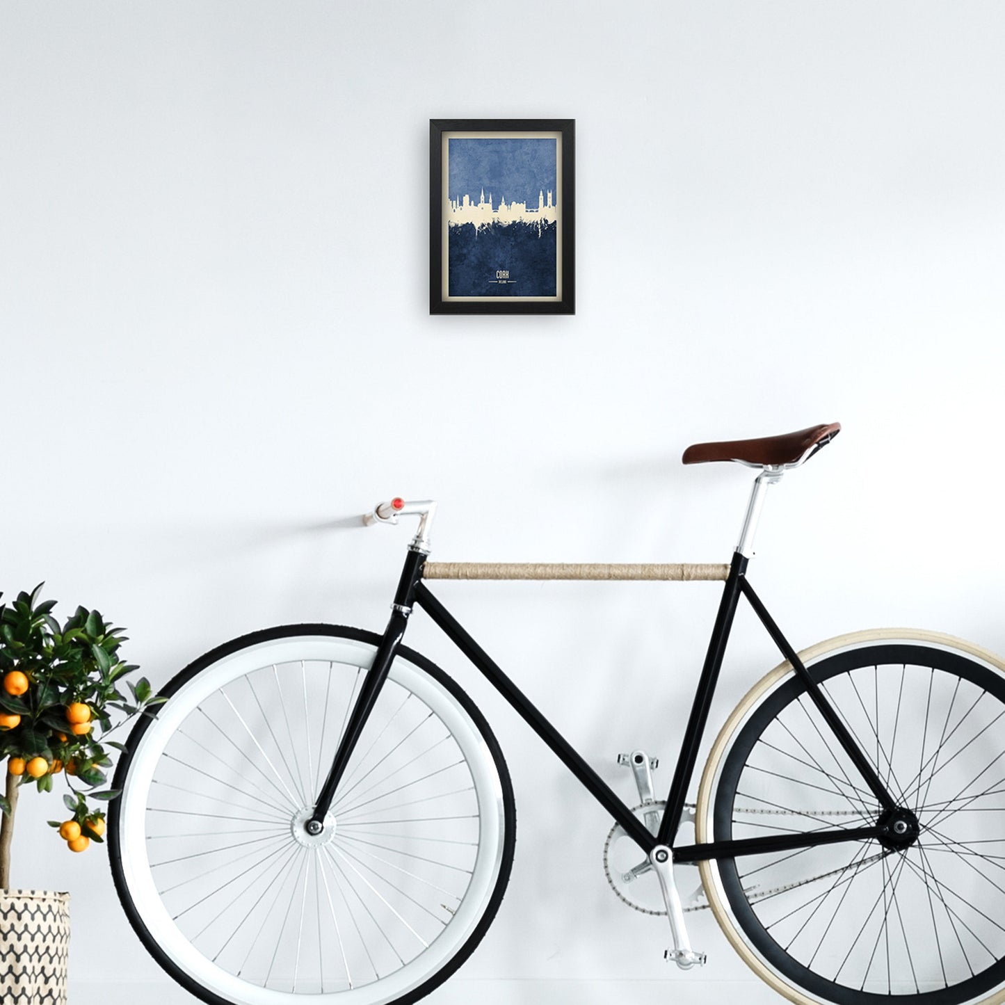 Kork Irland Skyline Porträt Marine Kunstdruck