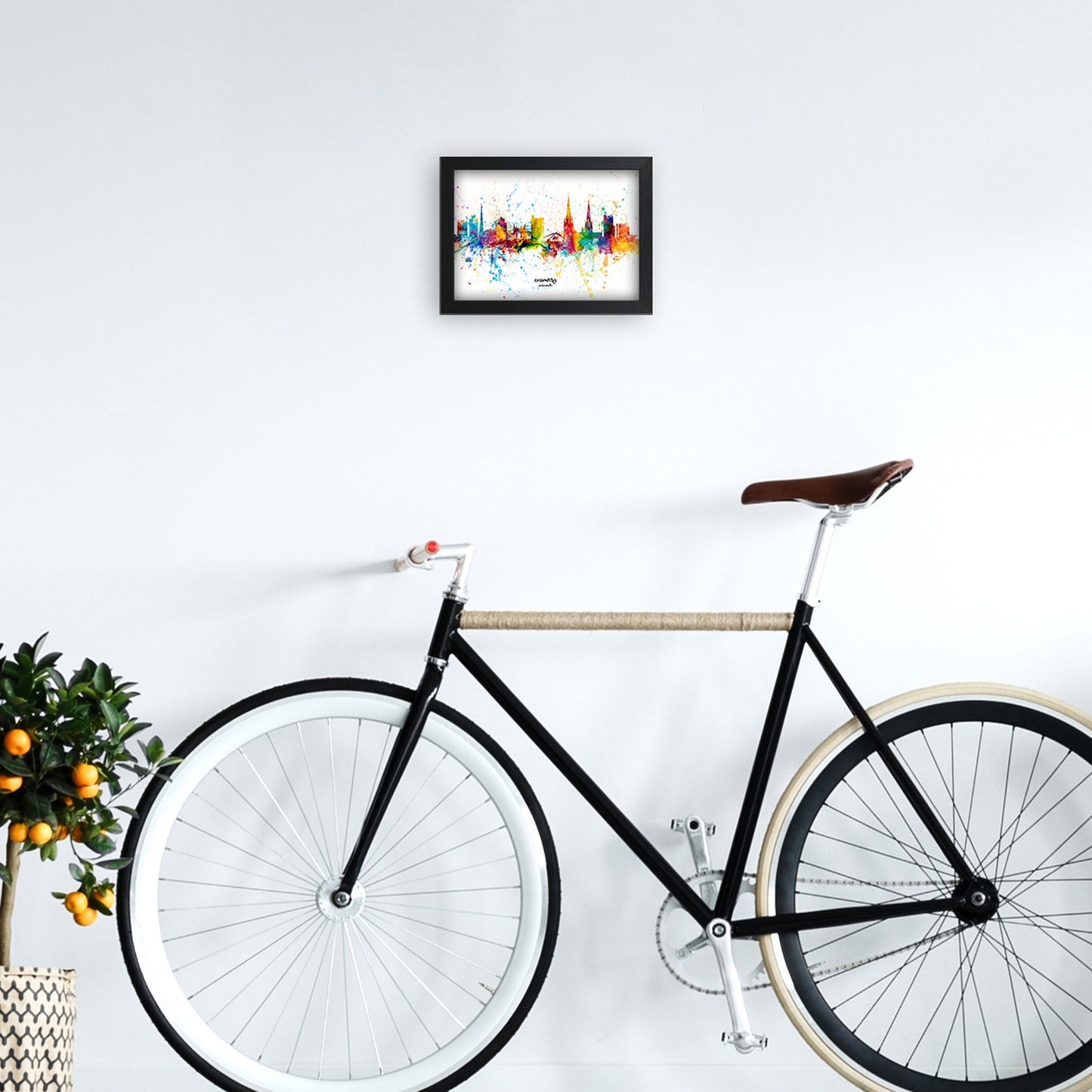 Coventry England Skyline Splash Kunstdruck