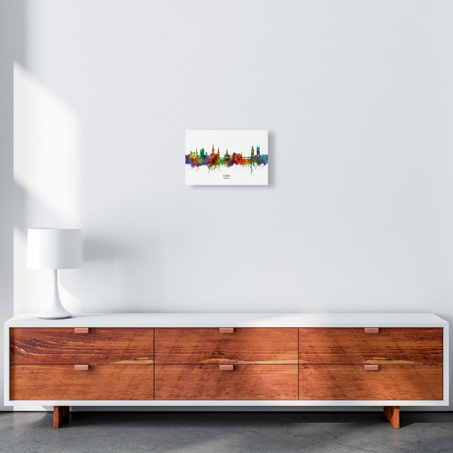 Kork Irland Skyline Kunstdruck