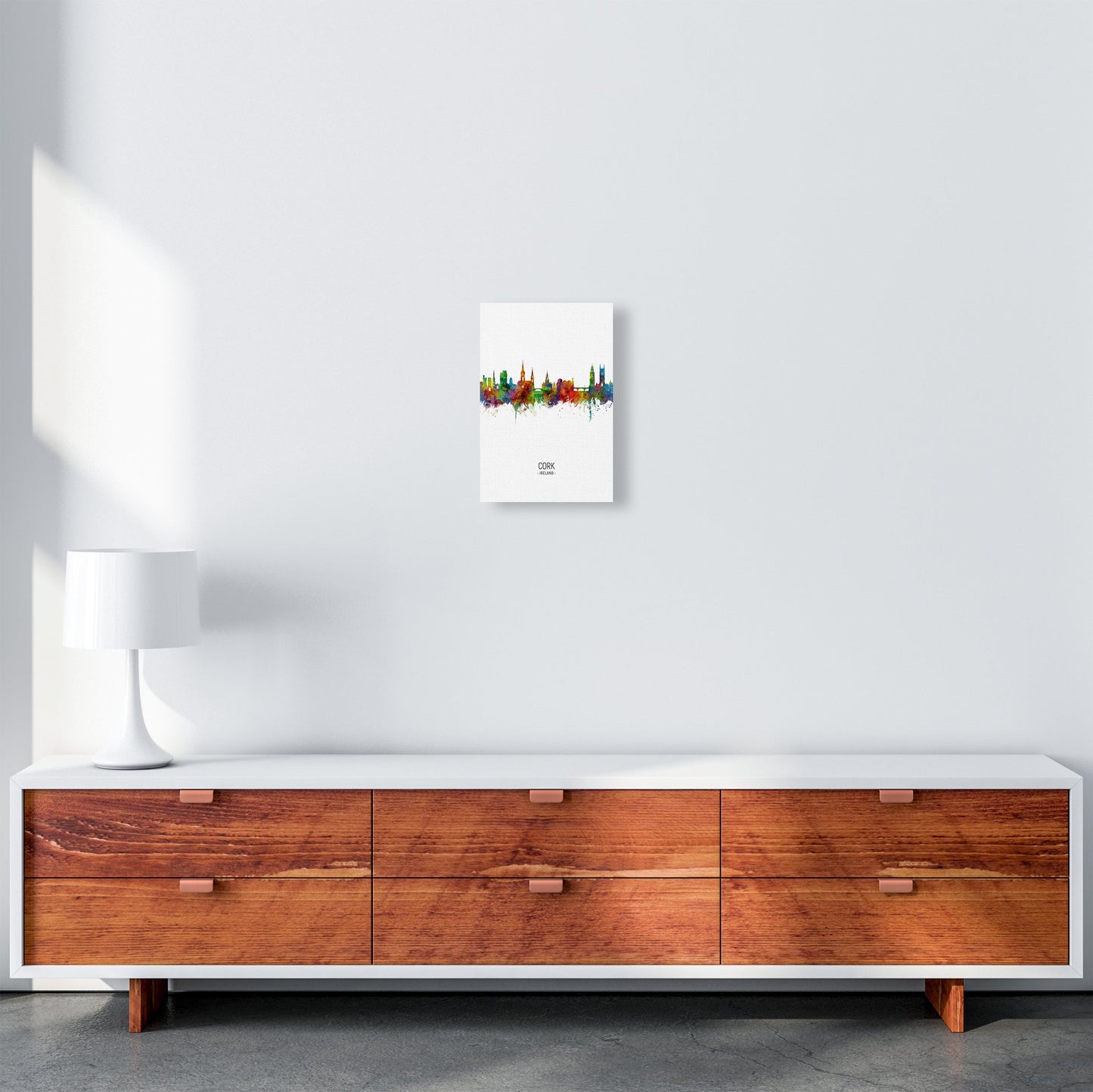Kork Irland Skyline Porträt Kunstdruck