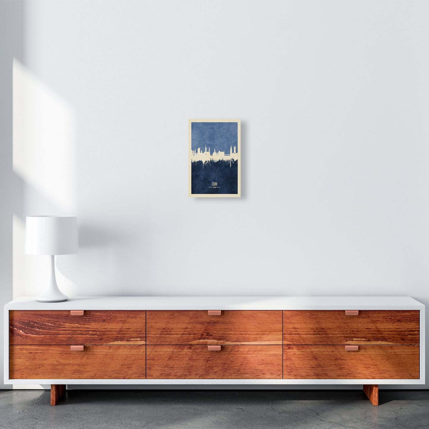 Kork Irland Skyline Porträt Marine Kunstdruck