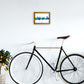 Kork Irland Skyline Blaue Stadtname Druck