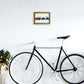 Kork Irland Skyline Blau Orange Kunstdruck