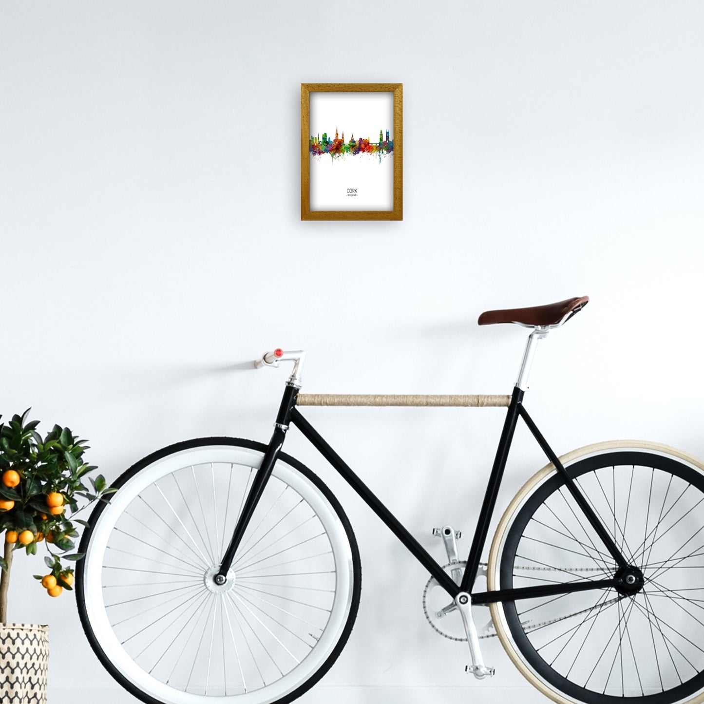 Kork Irland Skyline Porträt Kunstdruck