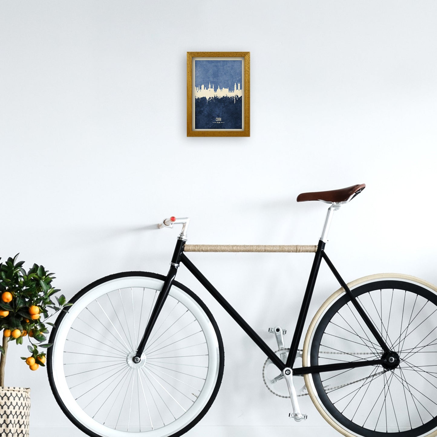 Kork Irland Skyline Porträt Marine Kunstdruck