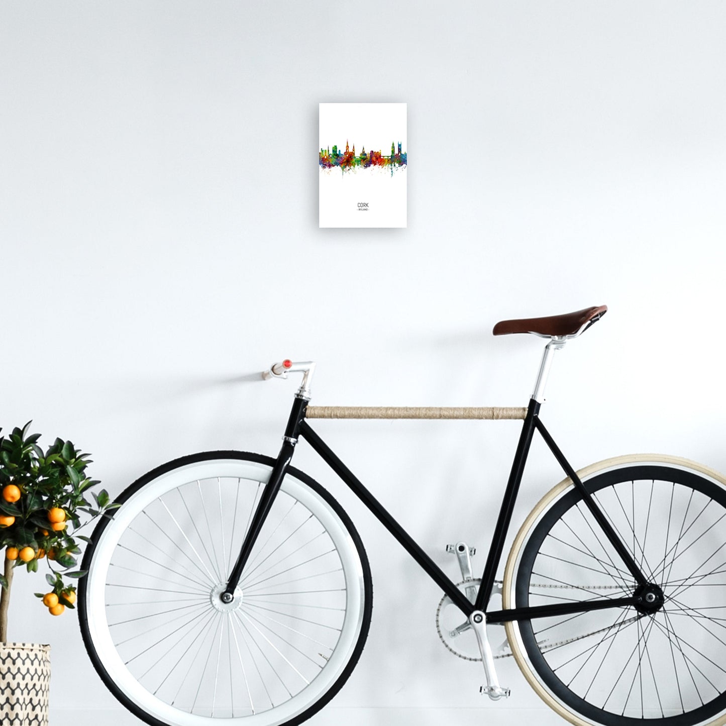Kork Irland Skyline Porträt Kunstdruck