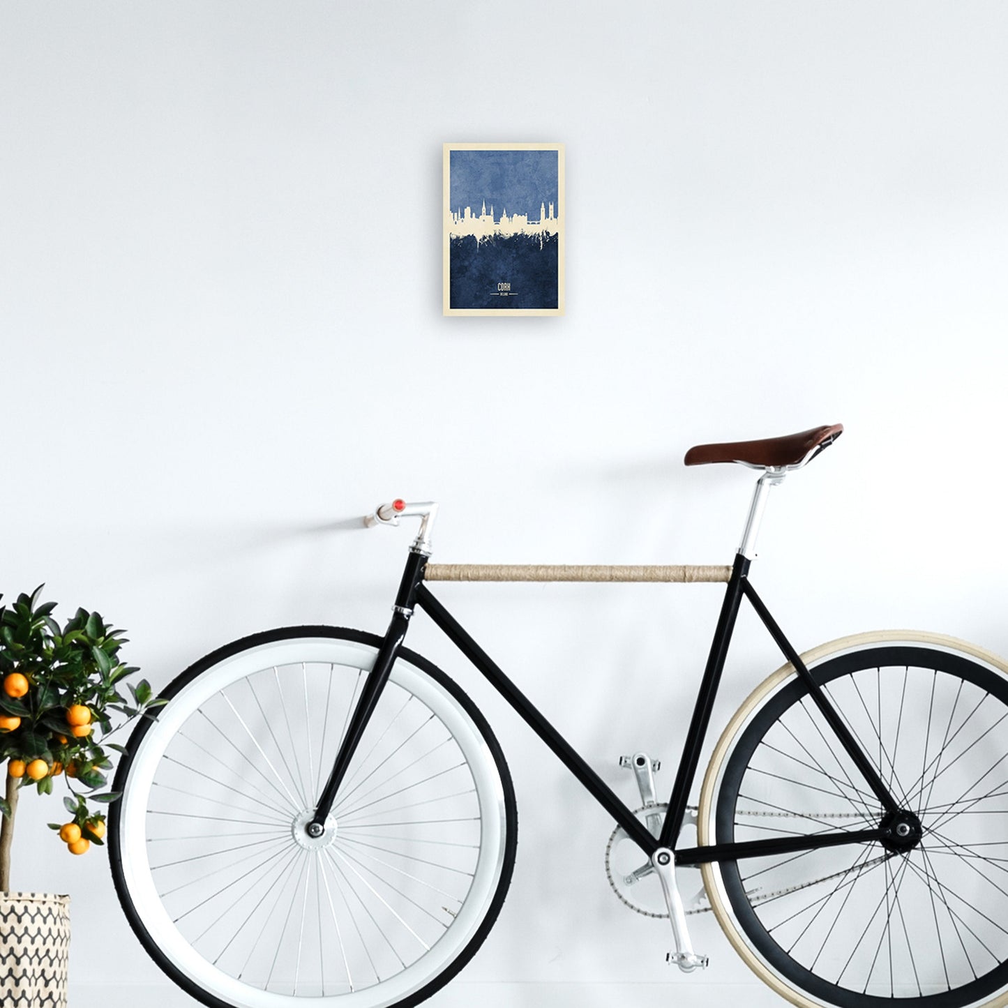 Kork Irland Skyline Porträt Marine Kunstdruck