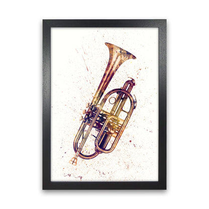 Cornet Aquarell Musik Kunstdruck