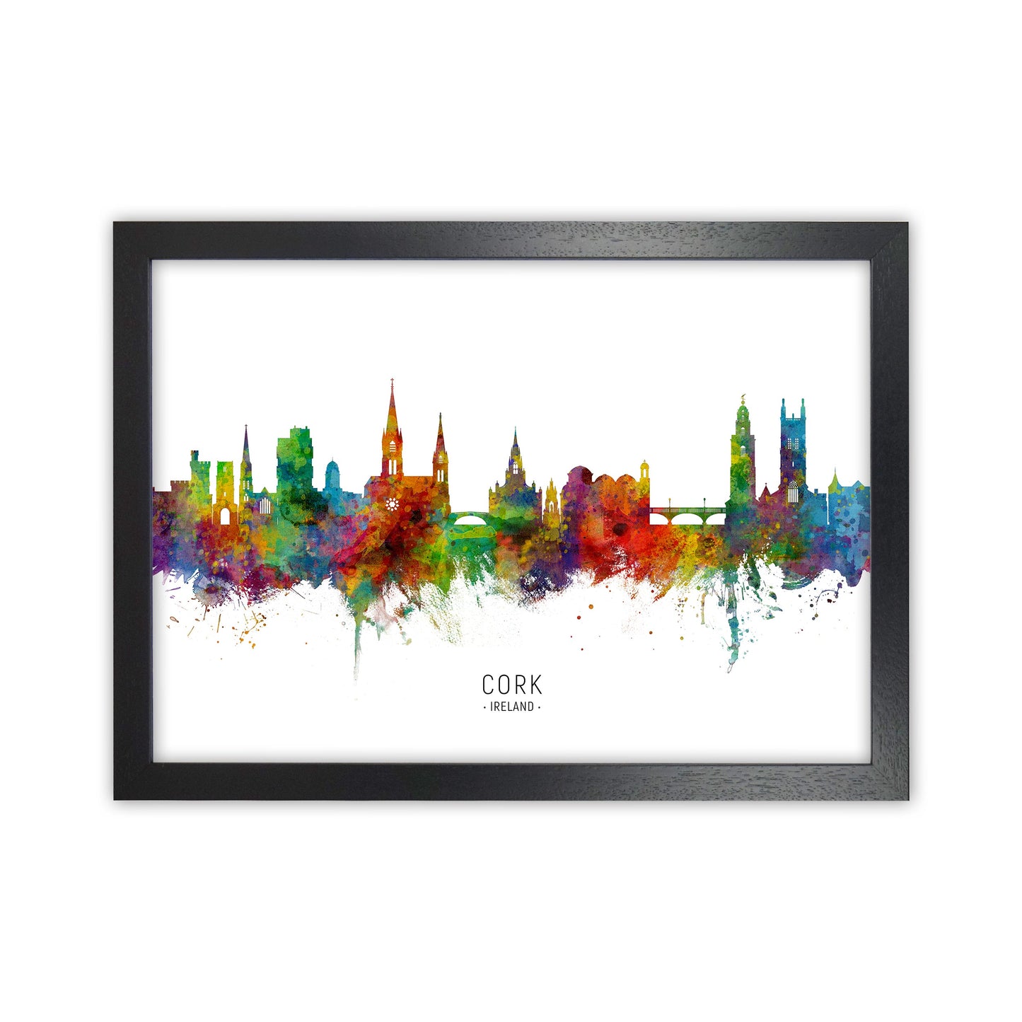 Kork Irland Skyline Kunstdruck