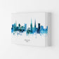 Coventry England Skyline Blaue Stadtname