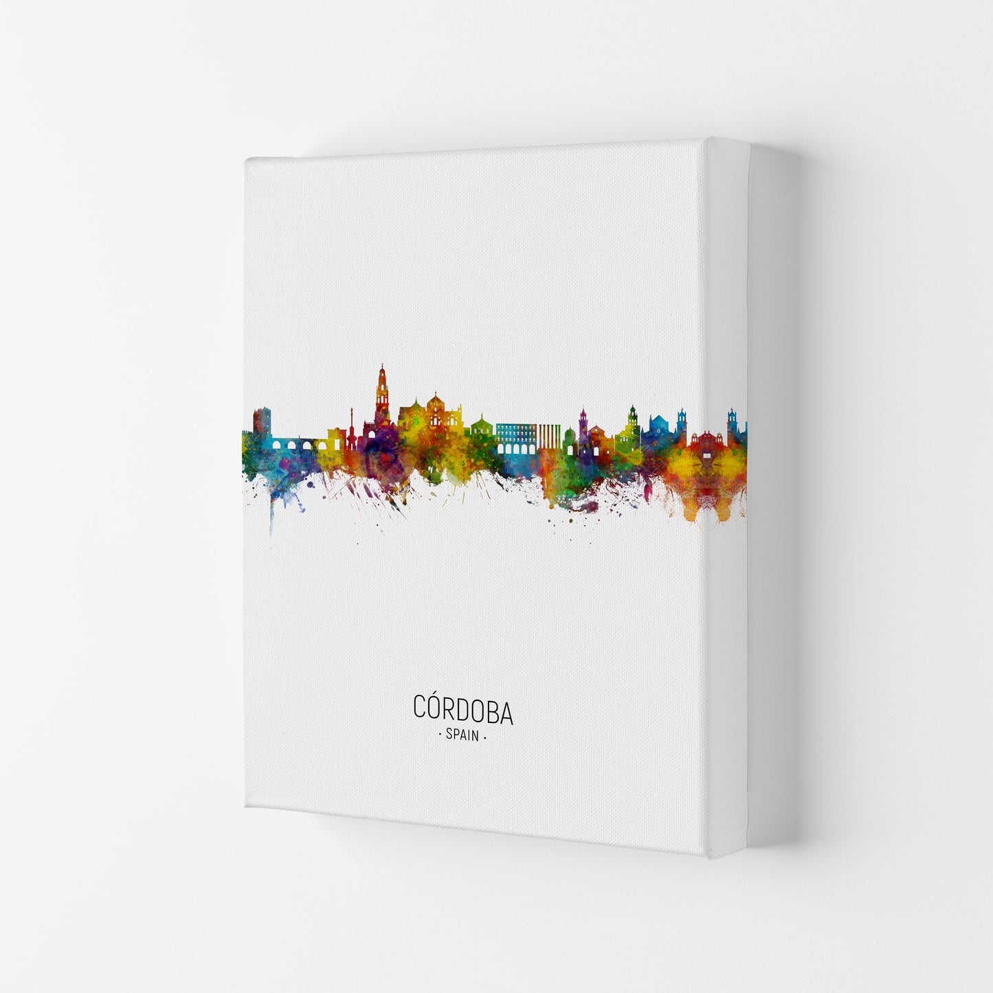 Cordoba Spanien Skyline Porträt Kunstdruck