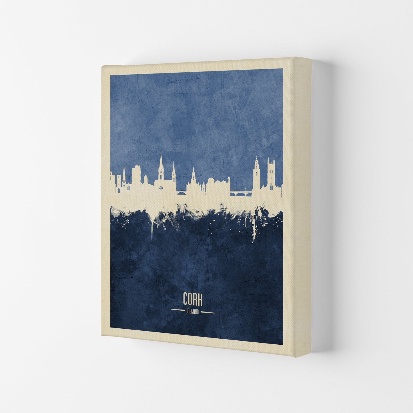Kork Irland Skyline Porträt Marine Kunstdruck
