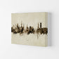 Kork Irland Skyline Vintage Kunstdruck