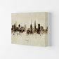 Coventry England Skyline Vintage Kunstdruck