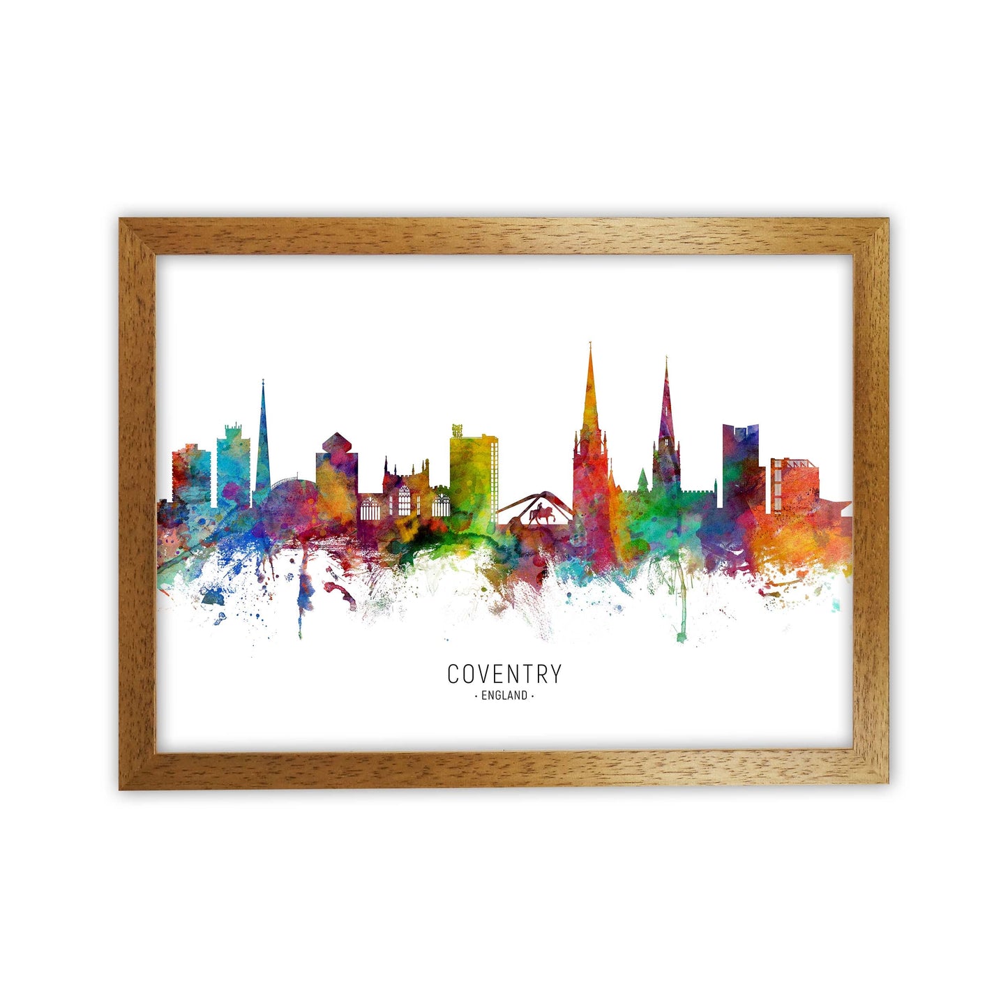 Coventry England Skyline Kunstdruck