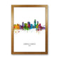 Corpus Christi Texas Skyline Porträt Kunst Druck