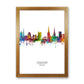Coventry England Skyline Porträt Kunstdruck