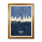 Coventry England Skyline Porträt Marine Kunstdruck