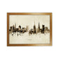 Coventry England Skyline Vintage Kunstdruck