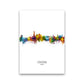 Cordoba Spanien Skyline Porträt Kunstdruck