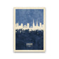 Coventry England Skyline Porträt Marine Kunstdruck