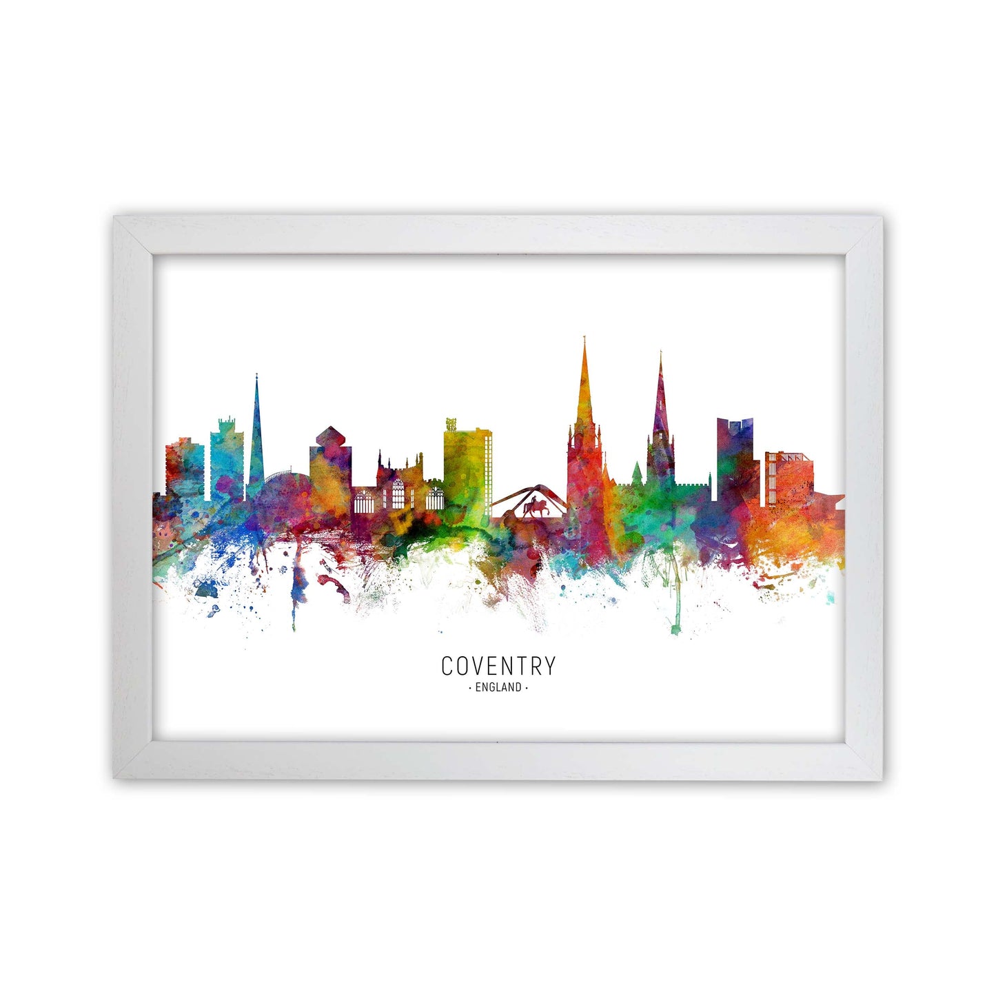 Coventry England Skyline Kunstdruck