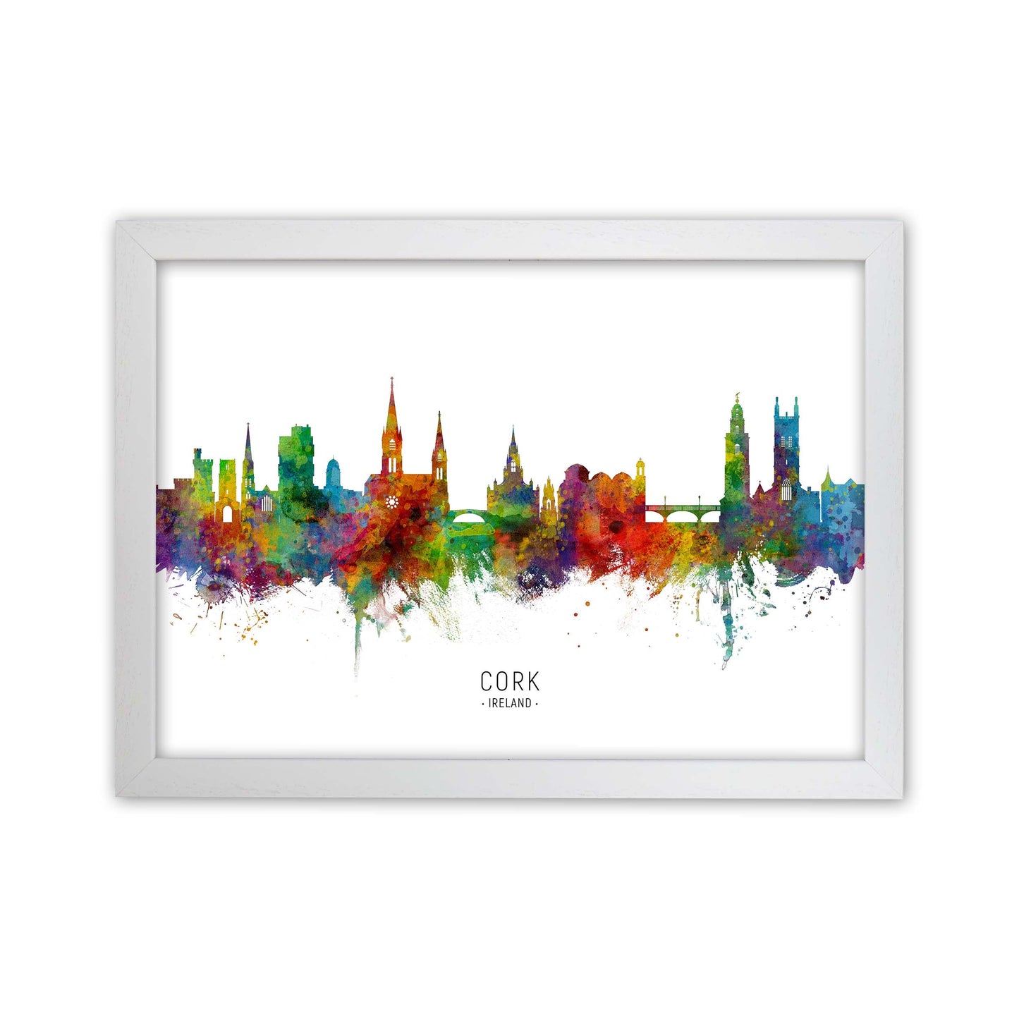 Kork Irland Skyline Kunstdruck