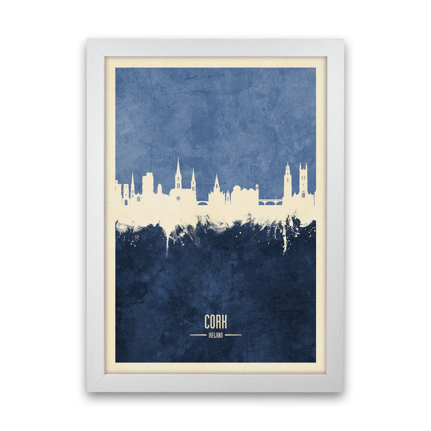 Kork Irland Skyline Porträt Marine Kunstdruck