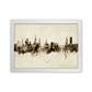 Kork Irland Skyline Vintage Kunstdruck