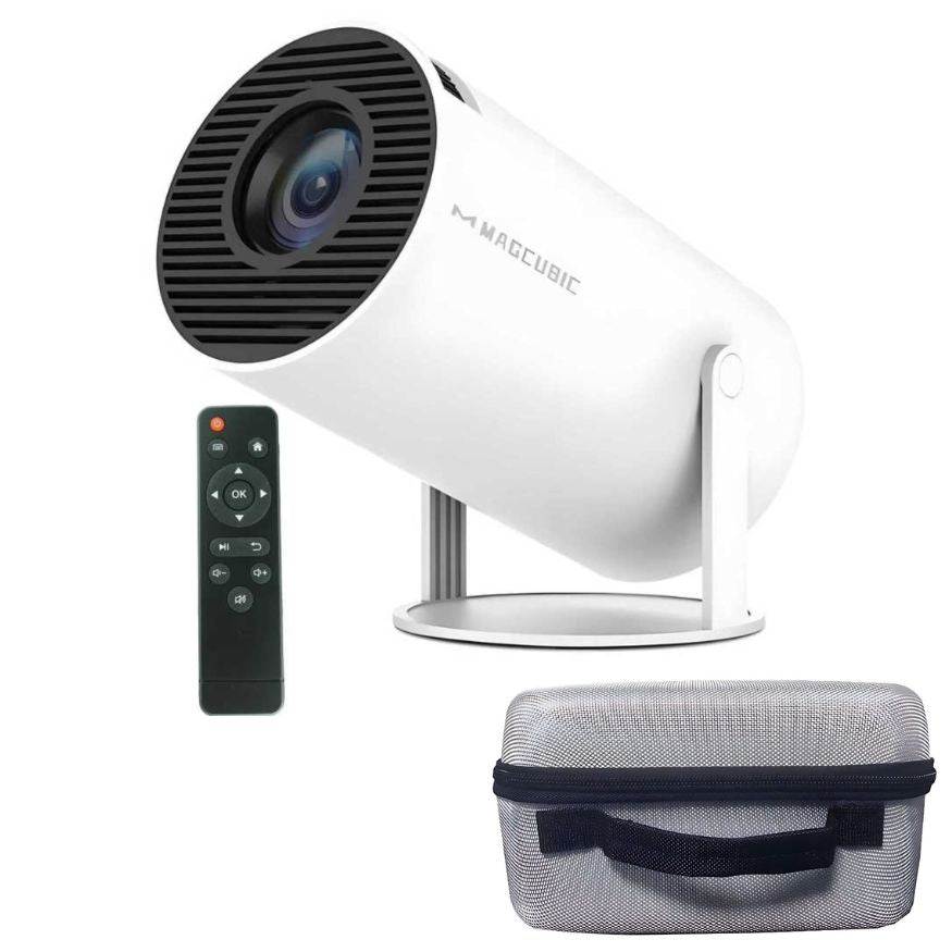 Frendorf | Bester 4K Projektor für das Heimkino - Magcubic Android 11 Dual Wifi6 1080P 1280*720P LED Tragbarer Projektor