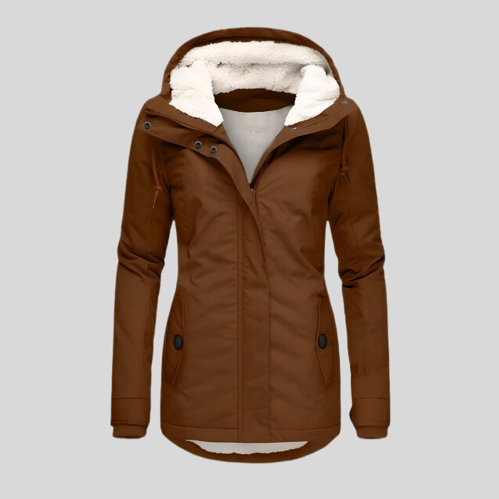 Frendorf | Wasserdichte und warme Winterjacke mit Kapuze für Damen