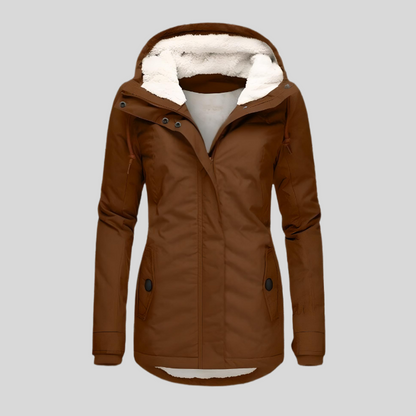 Frendorf | Wasserdichte und warme Winterjacke mit Kapuze für Damen
