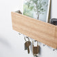 Magnetischer Schlüsselhalter - Stahl + Holz